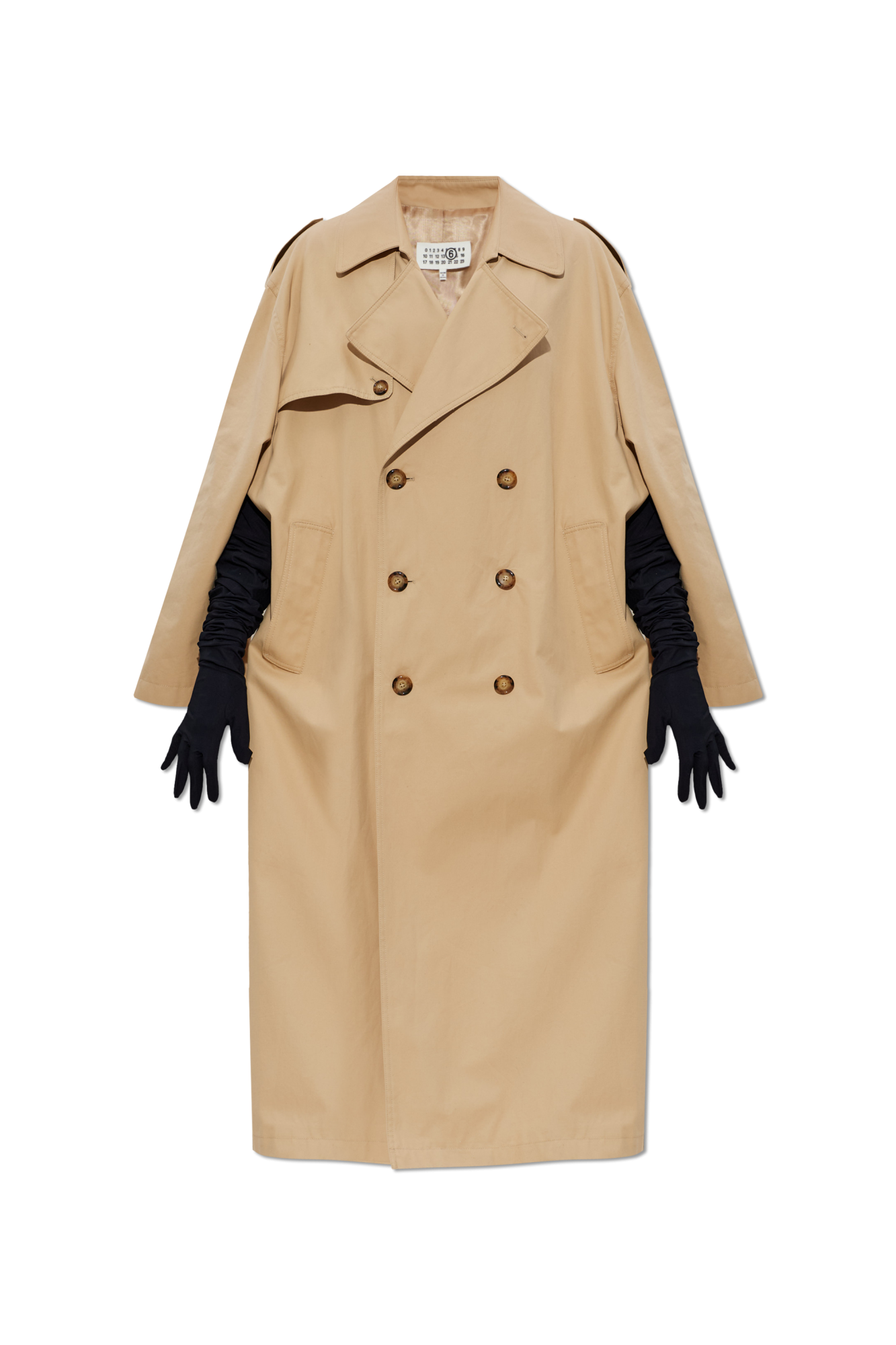 MM6 Maison Margiela Trench coat with decorative tie | Women's | Vitkac